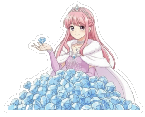 Prinzessin Lilia mit Diamanten